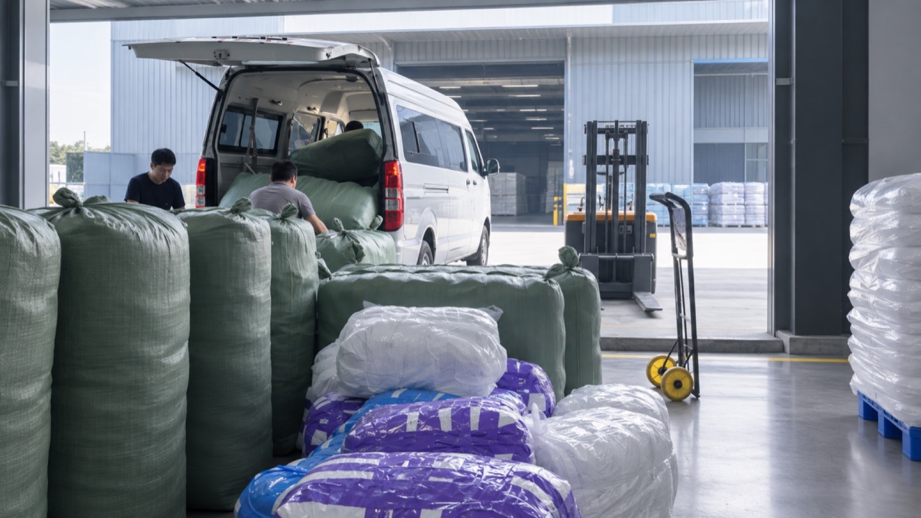XZ Denim warehouse dispatch and order loading